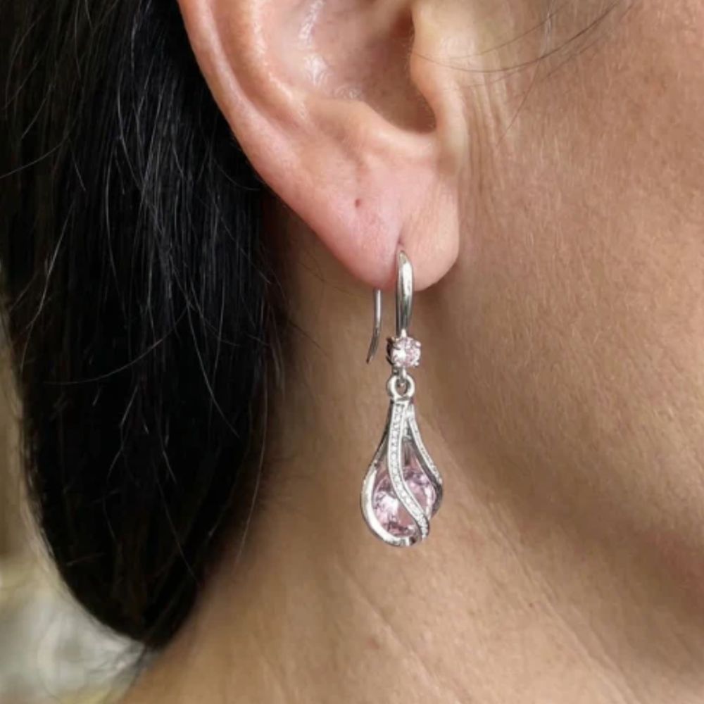 Rosalith Lumen Twist Earrings