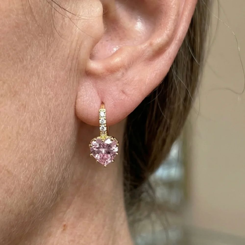 Cupid Glow Huggie Earrings