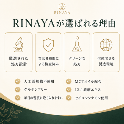【1日1粒で手軽に続ける】Ceylon Balance™ セイロンシナモン 7,200mg相当｜12:1濃縮エキス×MCTオイル配合