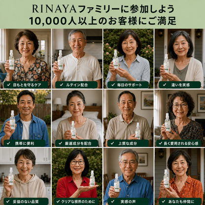 ルテイン配合 LumiVision™ アイケアスプレー by RINAYA