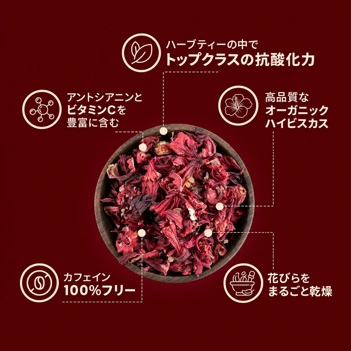 HibiscusTea™｜毎日のめぐりを支えるハイビスカスティー