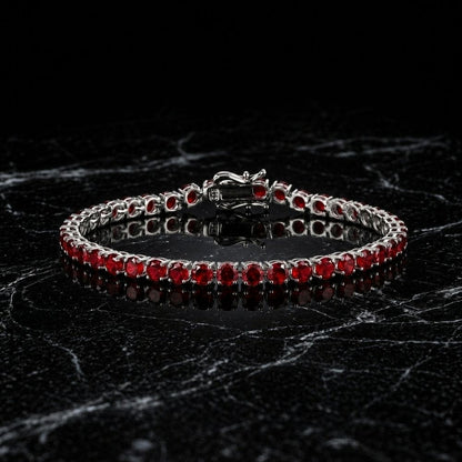 Ruby Tennis Bracelet
