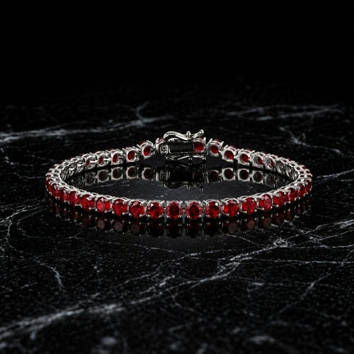 Ruby Tennis Bracelet