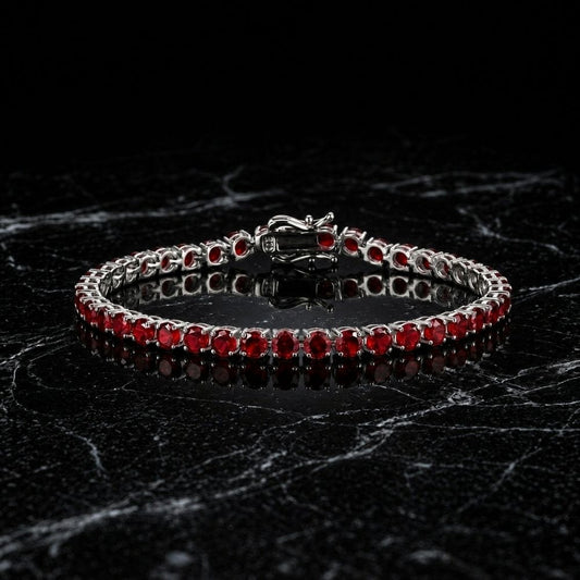 Ruby Tennis Bracelet