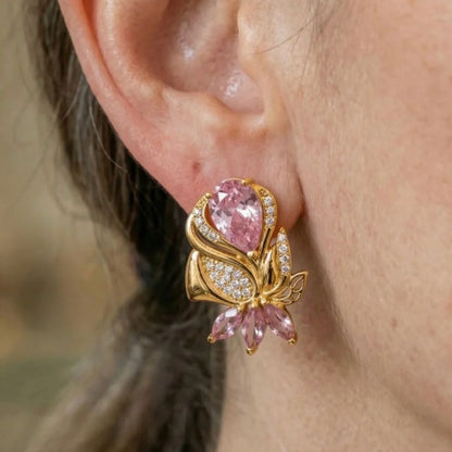 Amorette Rosepetal Earrings