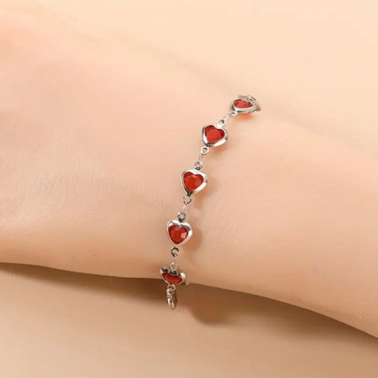 Ophelyra Garnetelle Bracelet White Gold