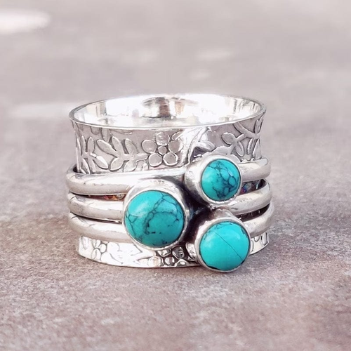 Vintage Collector Blue Ring