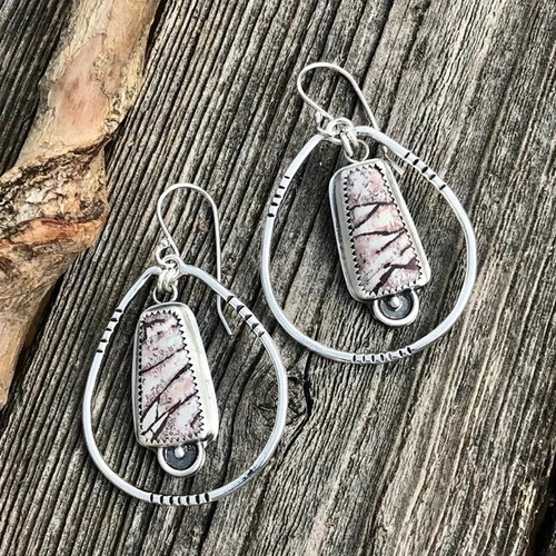 Vintage Creative Carved Gem Earrings