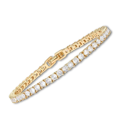 Tennis Gold Bracelet