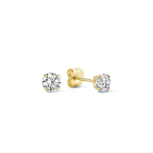 Larmes de Lune Stone Stud Earrings