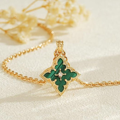 Emerald Pendant Necklace