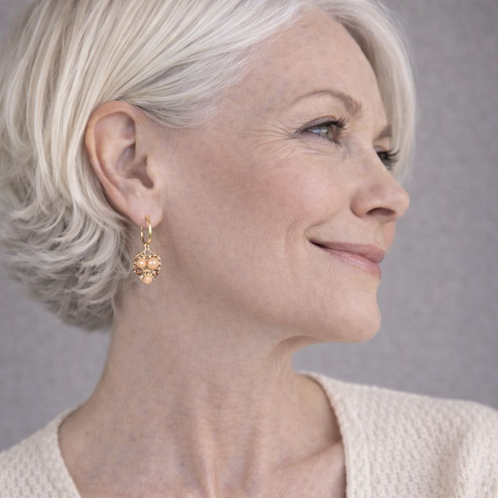 Golden Heart Earrings